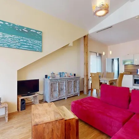 Strandnahe Mit 2 Schlafzimmern Und Balkon, Strandidyll, 公寓