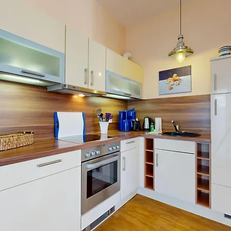 公寓 Strandnahe Mit 2 Schlafzimmern Und Balkon, Strandidyll, 宾茨